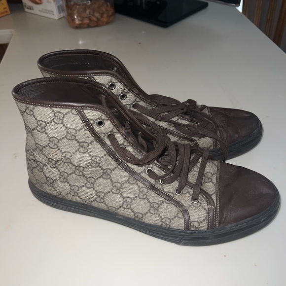 Gucci canvas high tops - Picture 1 of 8